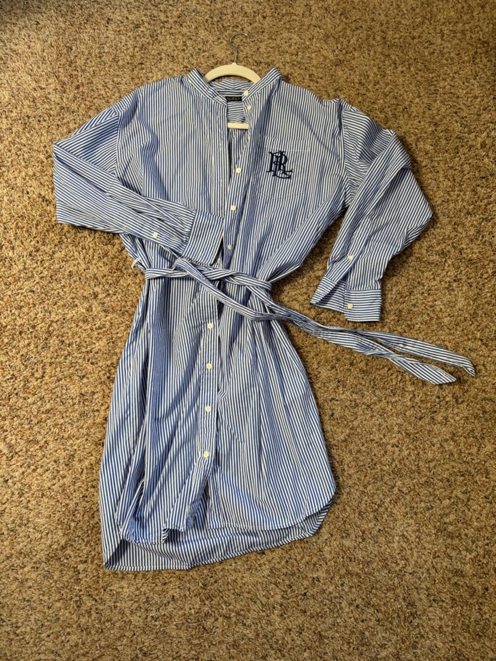 Lauren Ralph Lauren Striped Shirt Dress Size 6